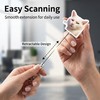 ZEMRTWAY 3 Pack Funny Meme Cat Badge Reels, Retractable ID