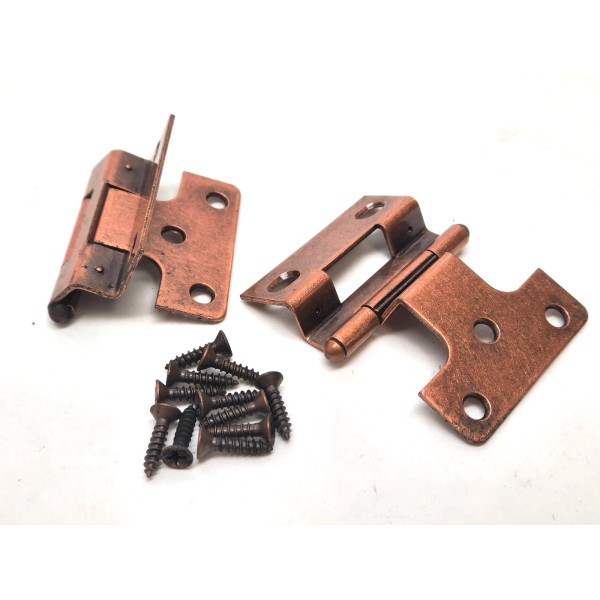 Ajax 4 Pairs Ajax #577-793 Cabinet Door Semi-Concealed Hinge Old