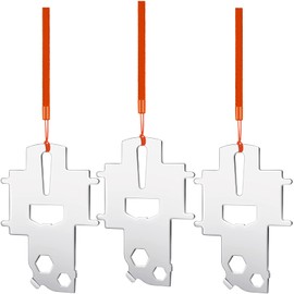 Loosh 3 Pieces Deck Plate Key Fill Plate Key Marine Fuel Key Stainless Steel Boat Gas Cap Key Tool with Wrist Lanyard Strap for Fuel Tank Water Waste Fill