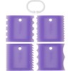 Wilton 4 Pieces Texture Combs Tool, Purple, 11.43x33.02x0.25 cm