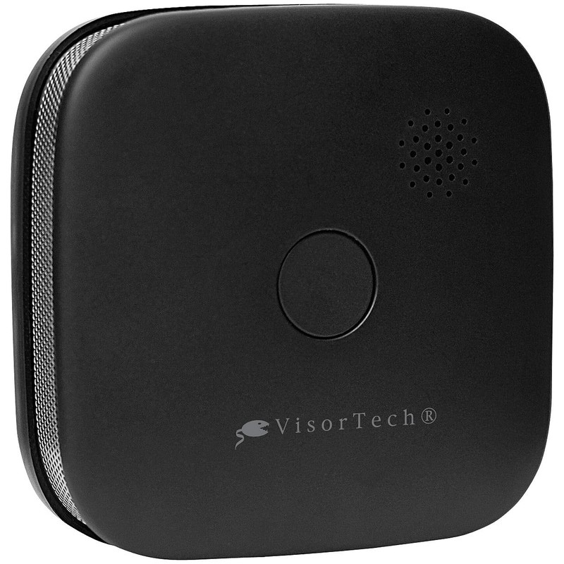 VisorTech Set of 5 Compact WLAN Design Smoke Detectors with