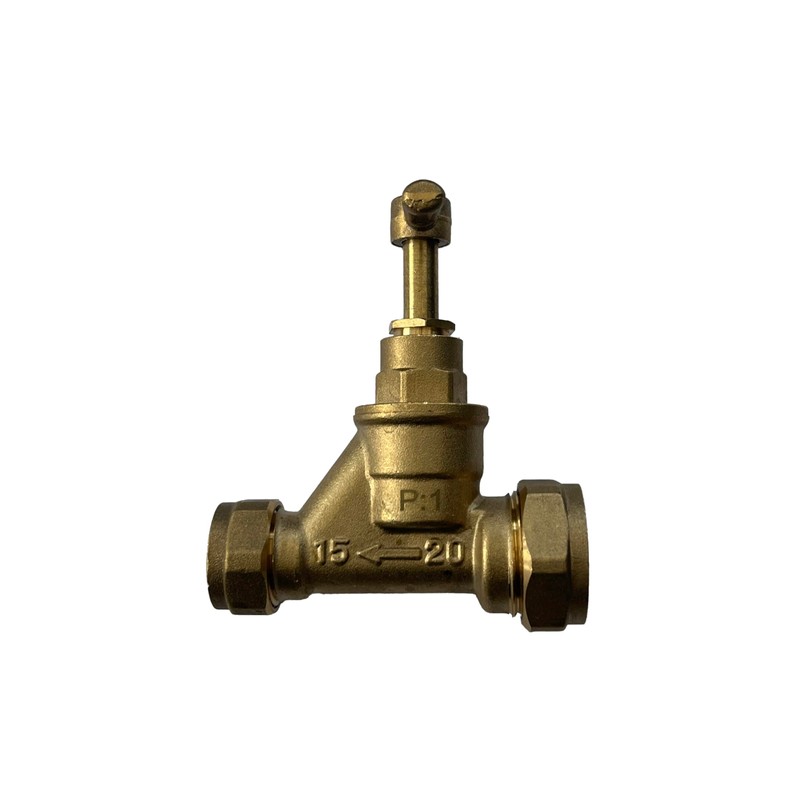 Premium 20mm MDPE X 15mm Copper Stopcock - BS1010 &