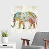 CANVAS ON DEMAND Boho Paisley Elephant II Wall Decal, Elephant