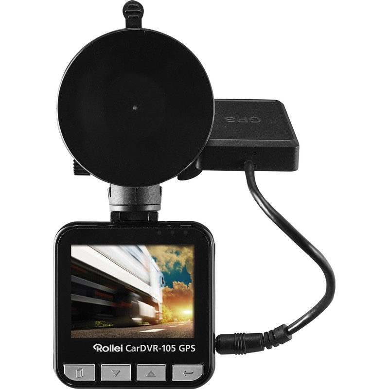 Rollei CarDVR-105 GPS Sports Car Camera - Black