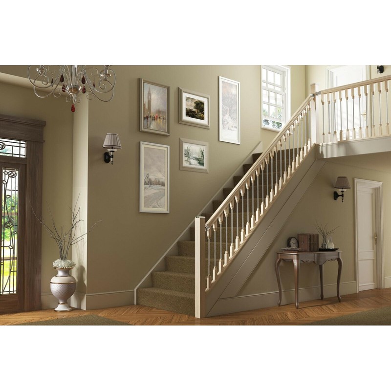 Blueprint Joinery Stair NEWEL POST FLAT CAP CHROME 82mm -
