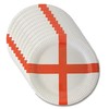 Lizzy 20Pcs England Paper Plates | St George Party Supplies