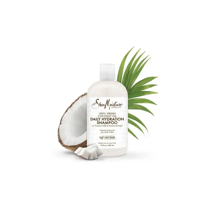 Shea Moisture Shampoo Con Aceite De Coco· Hidratación Diaria