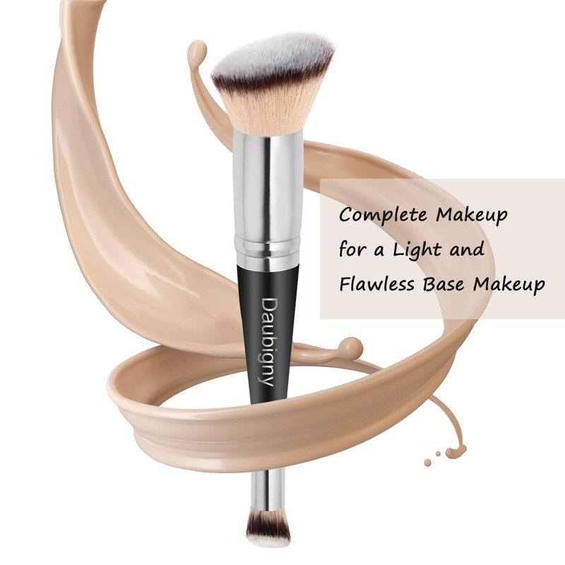 Daubigny Makeup Brushes Dual-ended Foundation Brush Concealer Brush Perfect for