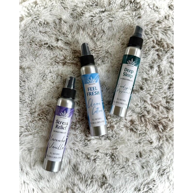 Aromatherapy pillow & linen spray (Lavender Vanilla)
