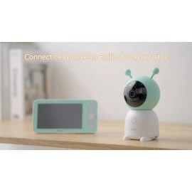 BOIFUN WiFi 2K Baby Monitor with Colorful Night Light, Smart AI Motion & Sound
