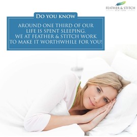 Feather & Stitch 500 Thread Count Full Size 100% Cotton Sheets Beige 4 Piece Damask Stripe Breathable Silky Soft Sheet Set Extra Deep Pocket Fits Mattress Upto 18 inch Sateen Weave Luxury Bedding