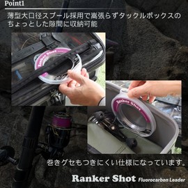 Kurosawa QI Fluorocarbon Shock Leader RankerShot RankerShot (30 m/12 (40lb))