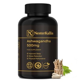 Ashwagandha Extract 500mg Capsules – 90 Vegan Capsules – Daily Wellness, Relaxation & Sleep Support – Herbal Supplement – Made in the UK