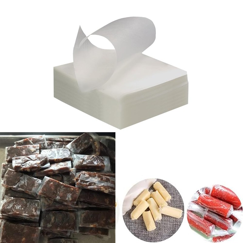 Edible glutinous rice paper 500 sheets (4.7x4.7) inches, candy chocolate