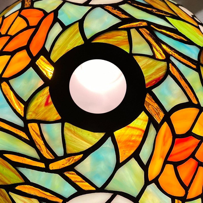 Capulina Tiffany Lamp Shade 12 Inches Wide Accessories Replacement Wisteria