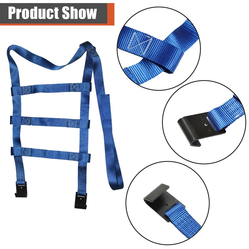 labwork 2PCS Blue 14-17 inch Tires Wheel Car Tow Dolly