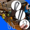 TOBWOLF 2PCS 10" Gym Extension Cable, Fitness Extension Rope Attachments