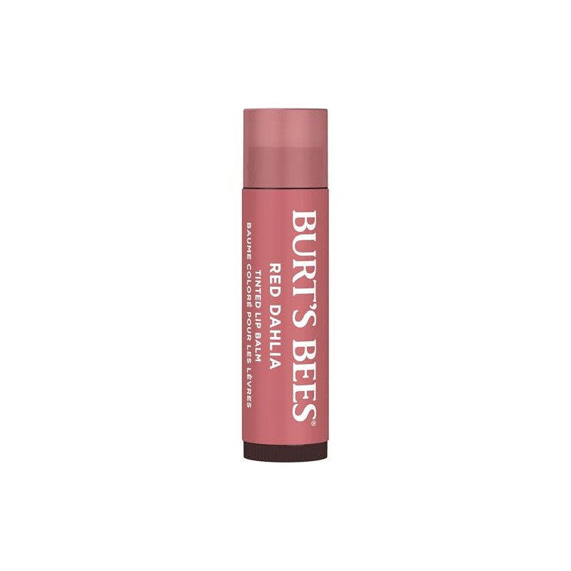 Bálsamo labial tintado natural Burt's Bees, rojo (Red dahlia), 2