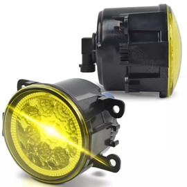 CHUSYYRAY Compatible with Toyota Tundra Fog Lights Assembly 2014 2015 2016 2017 2018 2019 2020 2021, Yellow Driving Front Bumper LED Fog Light Fog Lamp, 300% Super Bright, Pack of 2