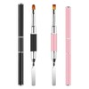 YHIJSR 2-in-1 Nail Brush for Acrylic Nail Extension, 2 Pieces,