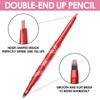 FOCALLURE NOT YOUR Sweetheart Lip Liner, Duo-head Lip Liner Pencil