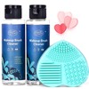 Clean-n-Fresh Makeup Brush Cleaner Set For Brushes, Sponge and Puff