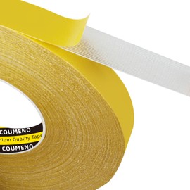 COUMENO Double Sided Tape Heavy Duty(0.78in X164FT) Super Thin Double Sided AdhesiveTape Strong Sticky Mounting Tape for Fixed Carpet, Paste Photos, Wall Décor