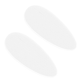 Mikinona 2pcs Glass Foot Callus Remover Tool Ergonomic Foot File and Skin Scrubber for Pedicure Care and Compact Design for Smooth