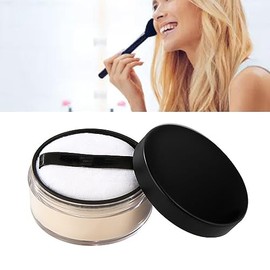 Polvos Sueltos Impermeables Defectos de Cobertura de Larga Duración 12g Polvo Facial de Control de Aceite para Maquillaje Polvo de Fijación Translúcid
