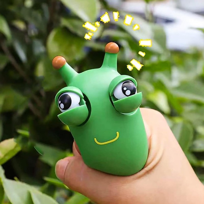 Sarini 2pcs set of fun eyeworm squeeze games for stress