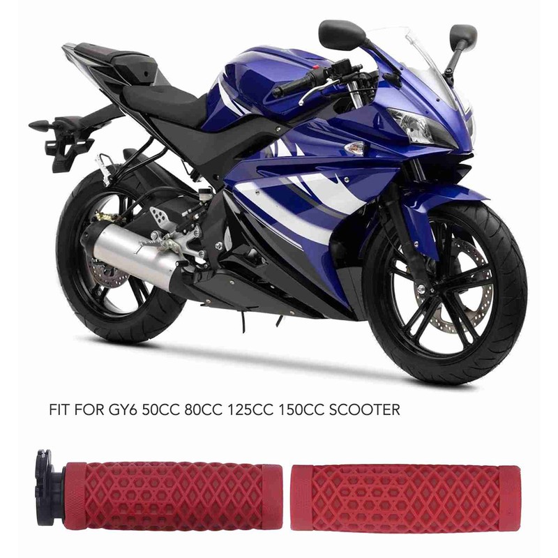 Motorcycle 22mm Handlebar Throttle Grips Silicone for GY6 50cc 80cc