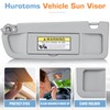 Hurotoms Left Driver Side Sun Visor Without Light for 2006