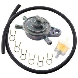 MCHNIC Fuel Tap 4 Connections with Fuel Hose for Pegasus Corona SKY R50X TGB Akros Bullett 50 Vacuum Pressure