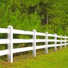 Taiyin Pyramid White PVC Vinyl Post Top Caps, Fence Post