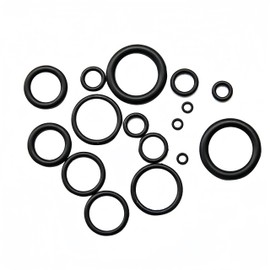 MACHSWON 225 Pcs Nitrile Rubber O-Rings Gasket Kit Metric Sealing O-Ring Washers Assortment Set Gasket O Rings Seal Grommets