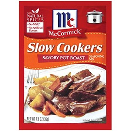 McCormick "Slow Cookers" Savory Pot Roast (1.3 oz Packets) 4 Pack