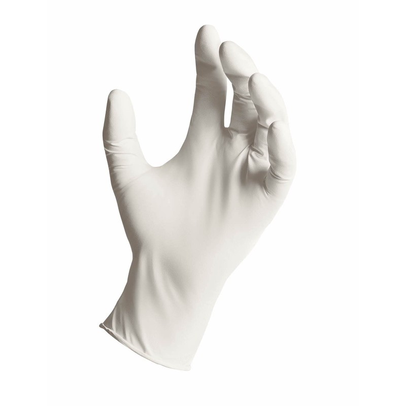 Curad Comfort Wear Latex Exam Gloves, Powder-Free, One Size Fits