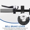 Frdhee Left Brake Lever with Bell, Scooter Brake Handle Brake