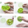 2PCS Pill Organizer Travel Pill Container 7 Compartments Weekly Pill