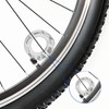 ptiysta Bicycle Spoke Wrench Tool, Hardened Steel 6-in-1 Spoke Rim