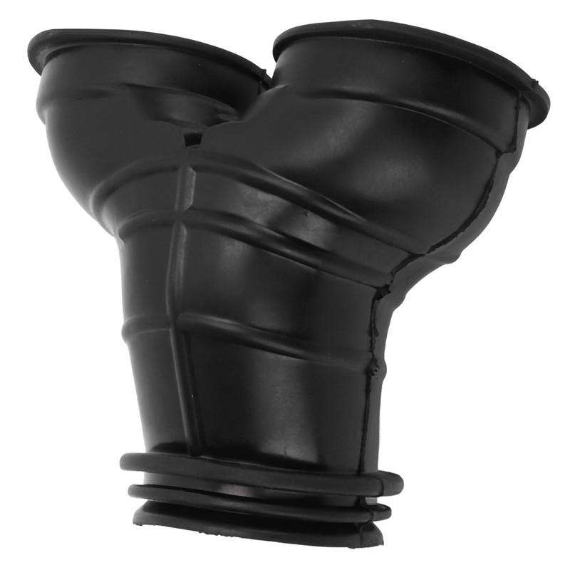 Carburetor Intake Manifold Dual Intake Boot Adaptor Rubber Replacement for