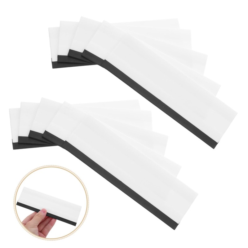 CHILDWEET 10pcs Car Window Tint Tools Rectangular Rubber Squeegee Vinyl