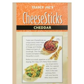 Trader Joe's 2 Packs Trader Joe's Cheese Sticks Cheddar Sharp Cheddar Crunchy 4 OZ Each Pack