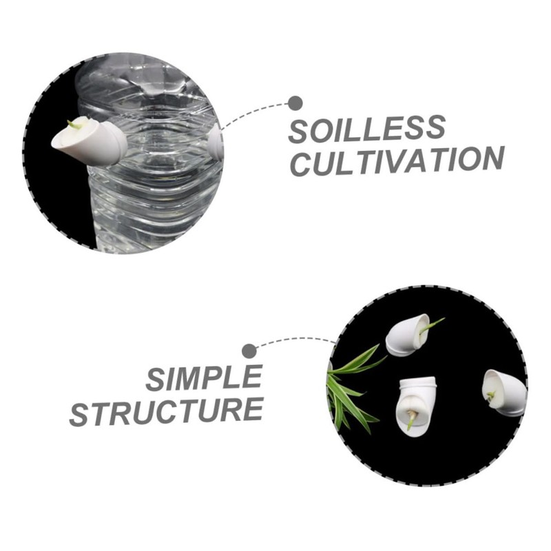 Abaodam 1Set Hydroponic Planting Containers with Sponges for Vegetable Cultivation