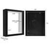 TouYinger Shadow Box Frame 5x7, Composite Wood with Real Glass,