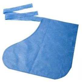 BOTA QUIRURGICA DESECHABLE NO ESTÉRIL SIN PLANTILLA CON CINTAS PARA SUJETAR, PAQUETE CON 25 PARES