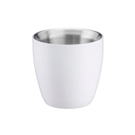 Cooks Professional Stainless Steel Espresso Cups | Pack of 2 (White)
