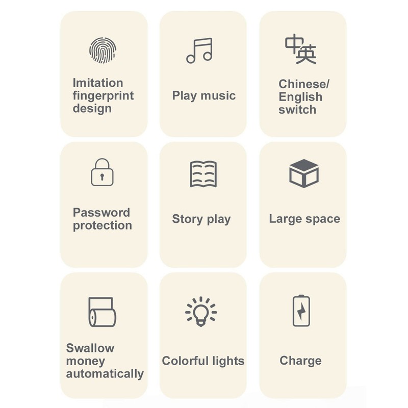 Armored Car Bank Electronic Money Bank Creative Digital Password Coin