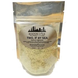 Boston Spice Two If By Sea Handmade Gourmet Lemon Seafood Fish Shellfish Dry Rub Scallops Seasoning Blend Grilling Crab Lobster Barbecue Baked Smoker Oven Baked BBQ Shrimp Cod Bass 1/2 Cup 2.7oz/78g
