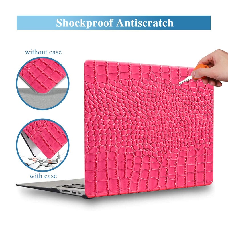 KEROM Compatible with Crocodile MacBook Air 15 Inch Case 2025